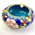 Vintage chinoiserie floral enamel Cloisonne ashtray. Remarkable workmanship goes into crafting the hand-wrought metal and...