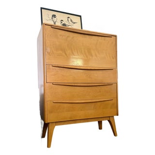 1940s Heywood Wakefield M389w Desk/Chest Wheat For Sale