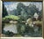 Karl Banďouch, Kassel – Wilhelmshöhe, Hercules Temple with Swans, 1929, Oil Painting on Canvas, Framed For Sale - Image 13 of 13