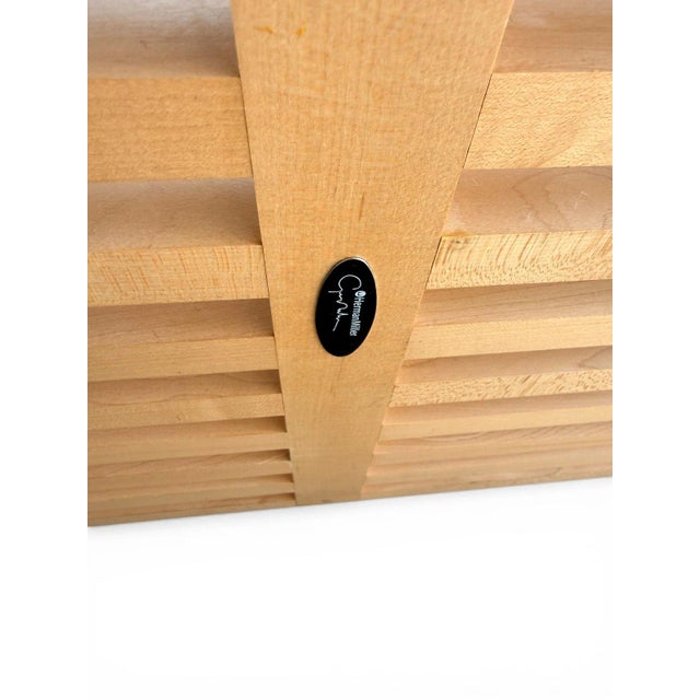 Late 20th Century Authentic Herman Miller Slated Bench /Coffee Table For Sale - Image 13 of 13