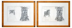 Large Copper Plate Prints by Pierre Mignard, 1660s, Set of 2