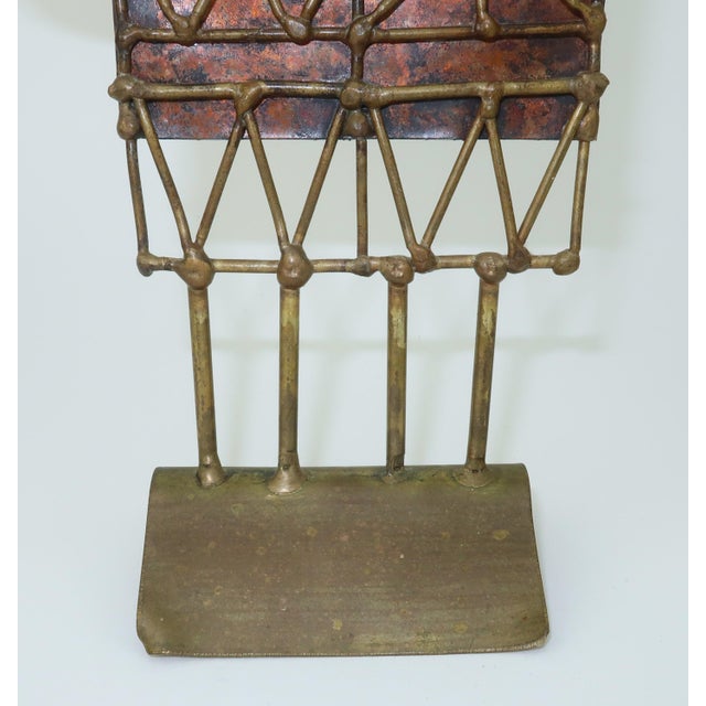 1970s Jarc French Brutalist Metal Cat Sculpture, 1970's For Sale - Image 5 of 14