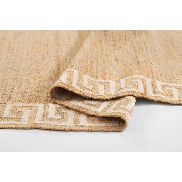 Erin Gates by Momeni Orchard Ivory Greek Key Hand Woven Rug 5'X8' For Sale - Image 12 of 12