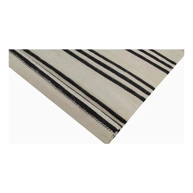 Handwoven Scandinavian Style Kilim Runner Rug 3’6″ X 12’9″ For Sale In Dallas - Image 6 of 9