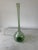 Mid-Century Modern 1950s Tall Arthur Percy for Gullaskruf Sweden Smokey Green Glass Vase For Sale - Image 3 of 9