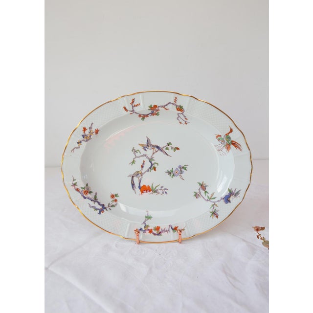 Oval Serving Dish by Bernardaud & Co for Christofle For Sale - Image 6 of 7