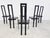 1980s Vintage Postmodern Dining Chairs, 1980s, Set of 6 For Sale - Image 5 of 10