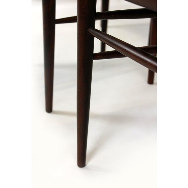 Mid-Century Modern Dining Set, Czechoslovakia, 1960s, Set of 7 For Sale - Image 9 of 18