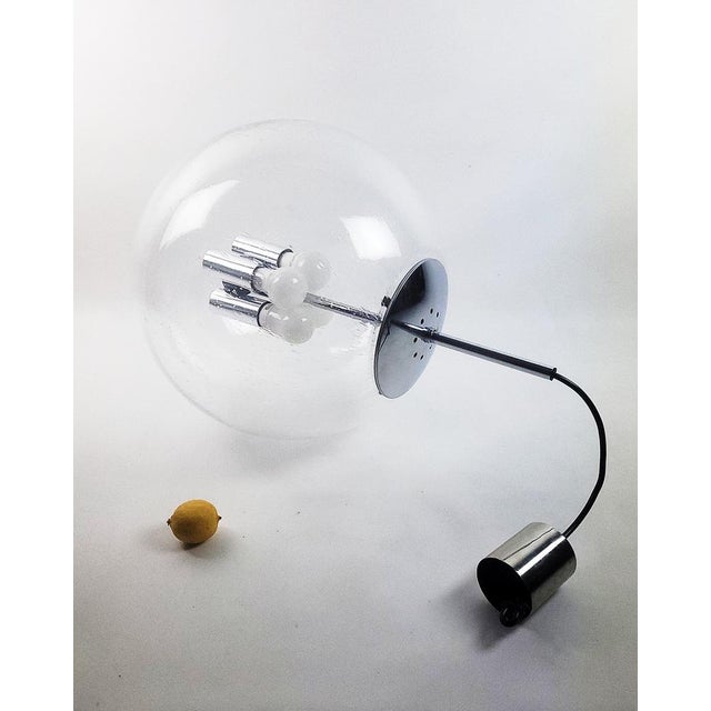 Large Space Age Pendant Lamp from Glashütte Limburg, 1970s For Sale - Image 12 of 17