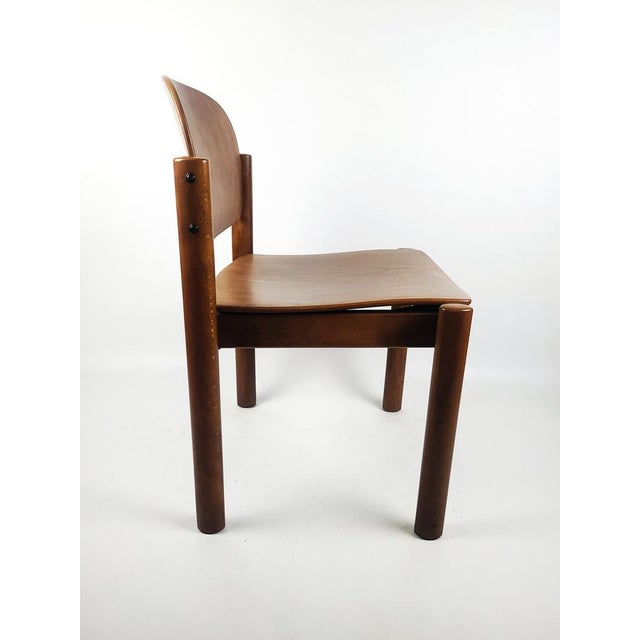 Vintage Chairs in Wood from Kush & Co, 1970s, Set of 2, in Very Good conditions. Designed 1960 to 1969 This piece has an...