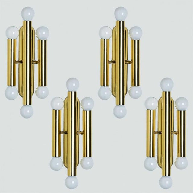 Brass Wall Light attributed to Sciolary, Italy, 1970s For Sale - Image 13 of 14