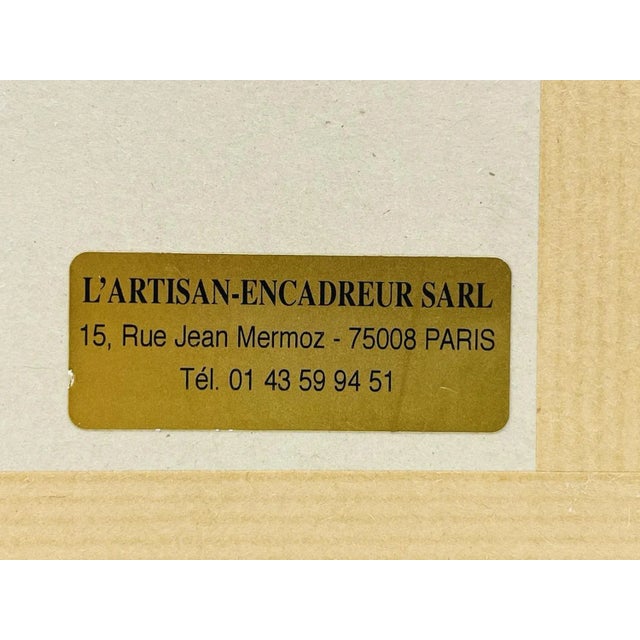 1990s Artist Proof Lithograph by Ludmilla Tcherina Titled "Europe a Coeur" For Sale - Image 10 of 11