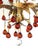 Gold Antique Gilded Metal Murano Glass Drop Chandelier from Made Murano Glass, 1930s For Sale - Image 8 of 18