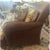 Lexington Furniture Lexington Woven Sofa With Floral Cushions With Matching Chair and Ottoman For Sale - Image 4 of 17