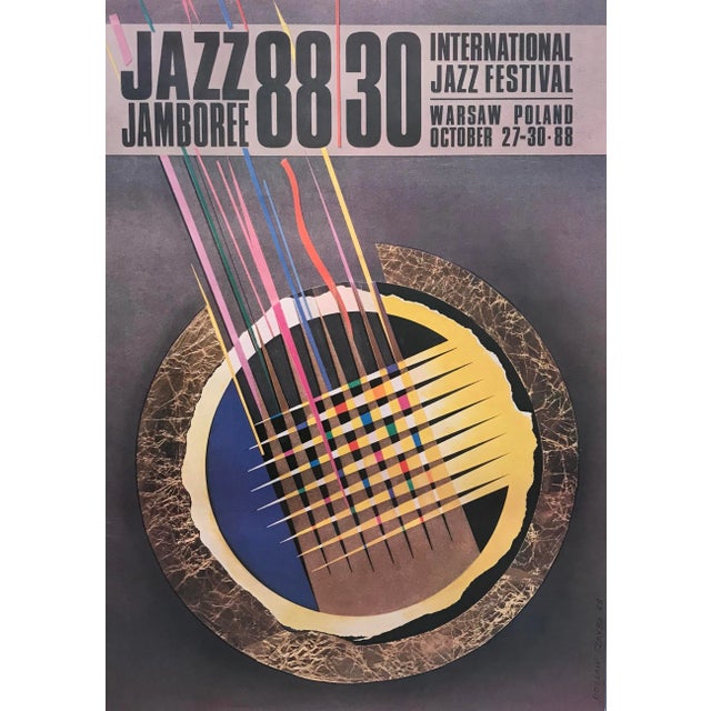 Original 1988 Polish Jazz Poster, Jazz Jamboree For Sale