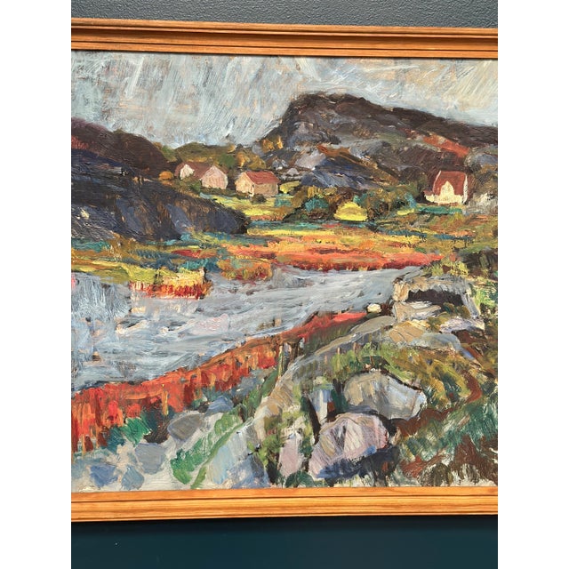 Karl Otto Kellgren, Landscape, 1960s, Oil on Canvas, Framed For Sale - Image 16 of 18