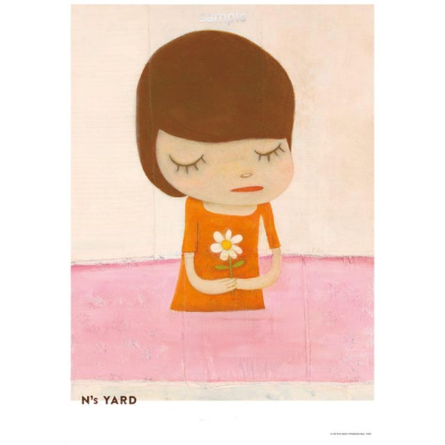 Yoshitomo Nara In The Pink Water Official Poster Dimensions: 14,3 x 20,3 in / 36,4 x 51,5 cm Sold unframed