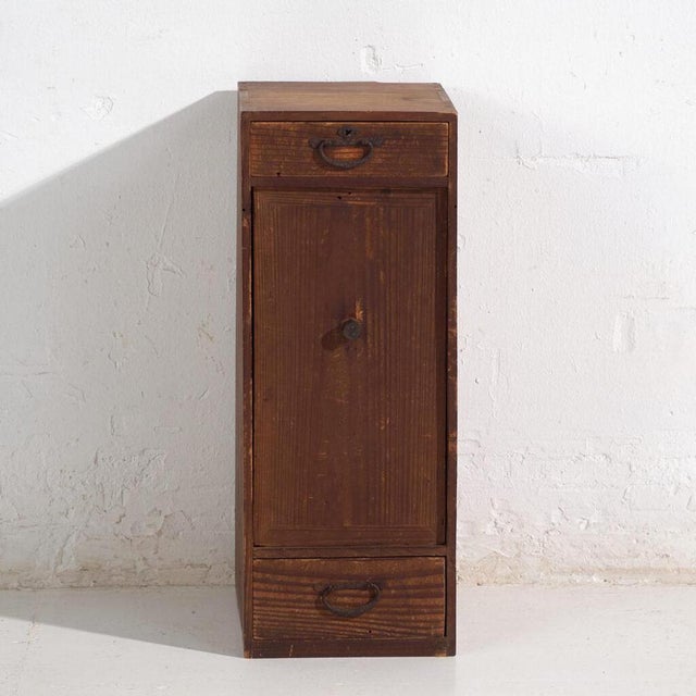 Japanese Cedar Cabinet in Wood For Sale - Image 5 of 12