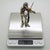 Vintage Italian Handmade Genuine Silver & Brass Violinist Sculpture Figurine by Etruria For Sale - Image 13 of 14