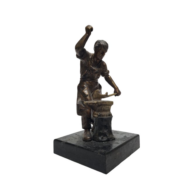 Sculpture of the Smith, Poland, 1950s For Sale - Image 17 of 17