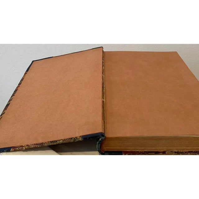 19th Century Comic History of Rome Leather-Bound With Color Etchings C.1850s For Sale - Image 11 of 12