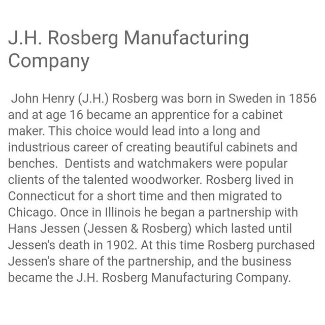 J. H. Rosberg Mfg. Co. Watchmakers Bench, 15 Drawers, Apron Slide, Early 1900s For Sale - Image 12 of 12