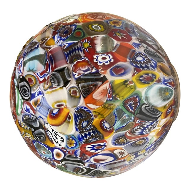 Venetian Murrine Little Sphere Wall Sconce in Murano Glass by Simoeng For Sale - Image 7 of 7