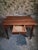 Wood Antique French Walnut Table with Drawer, 1890s For Sale - Image 7 of 18