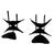 David Palombo, Modernist Brutalist Hand Forged Iron Bookends Sculpture Israeli David Palombo For Sale - Image 11 of 12