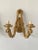 Early 21st Century Bruce Eicher Beige Paint and Gilt Iron Sconces - A Pair For Sale - Image 5 of 13