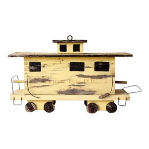 Vintage Train Caboose Bird House