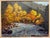 Original Acrylic on Canvas Painting by Tim Saska – Framed Autumn River Landscape Dimensions: painting: 12” x 9” frame: 16"...