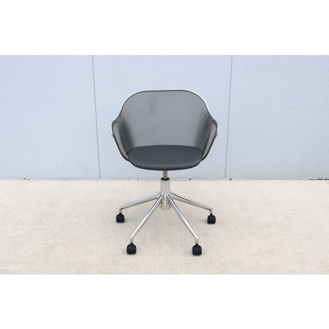 Fabulous Iuta swivel desk task chair designed by Antonio Citterio for B&B Italia in 2000. The Iuta chair is characterized...