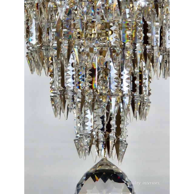 Metal Antique Circa 1910 Double Serpent Wedding Cake Chandelier - Rare For Sale - Image 7 of 12