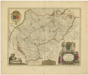 Île-De-France Map by F. De Wit, 1688