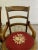 Antique 19th Century Victorian Needlepoint Ladderback Chairs - Pair For Sale - Image 10 of 13