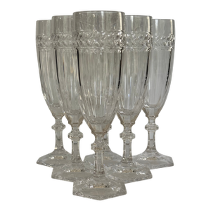 Made in Germany Estate Villeroy & Boch Miss Deseree Champagne Flutes - Set of 6