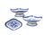 Chinese Export Porcelain Crested Blue Fitzhugh Tazzas- The Kiddell or Alexander Family For Sale In Philadelphia - Image 6 of 11