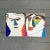 Paper 1980’s 2 Original E.J.Hartmann Abstract Portrait Colored Marker Drawings-A Pair For Sale - Image 7 of 7
