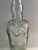 Shabby Chic 1950s Vintage Oak Leaf Glass Bottle For Sale - Image 3 of 5