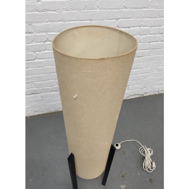 Mid Century Modern Floor Lamp | Mid Century Modern Danish Rocket Floor Lamp Attributed to Dame & Co., Denmark C. 1950’s For Sale - Image 9 of 14