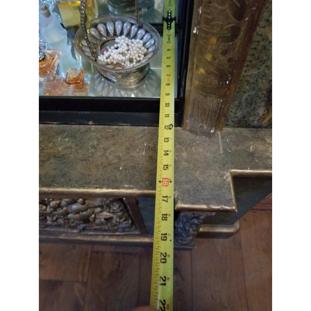 Open Mirrored & Giltwood Display Cabinet For Sale - Image 11 of 12