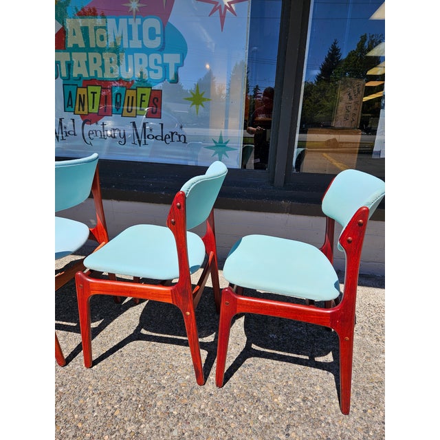 1960s in the Style of Model 49 Rosewood Erik Buch for o.d. Mobler Style Chairs- Set of 6 For Sale - Image 9 of 11