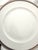 Set of 8 Gold & Blue Rim Dinner Plates by C. Ahrenfeldt For Sale - Image 4 of 8