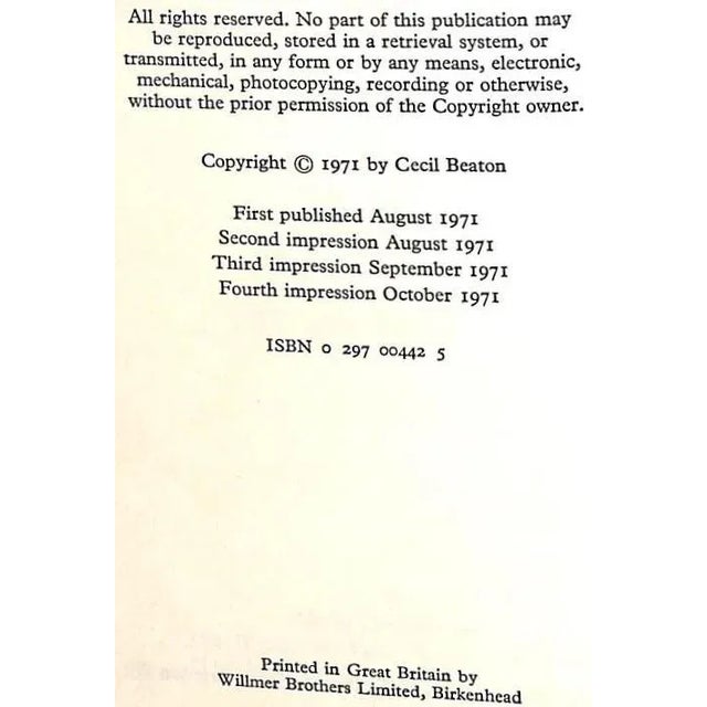 "My Bolivian Aunt: A Memoir" 1971 Beaton, Cecil For Sale - Image 4 of 12