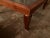 Karl Springer Style Contemporary Square Rosewood and Glass Coffee Table With Silver Leaf Trim For Sale - Image 4 of 4