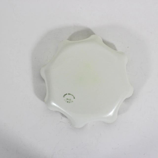 1960s Signed Cosmi Ceramiche Graphic Italian Pottery Dish or Catchall Mid-Century Modern For Sale - Image 4 of 7