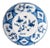 Dutch Delft Blue and White Pannekoek Plate, 18th Century For Sale