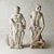 Late 19th Century French Concrete Zeus and Poseidon Statues (Set of 2) For Sale - Image 4 of 4