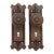 1990s Lockwood Renaissance Cast Iron Passage Orleans Door Set For Sale